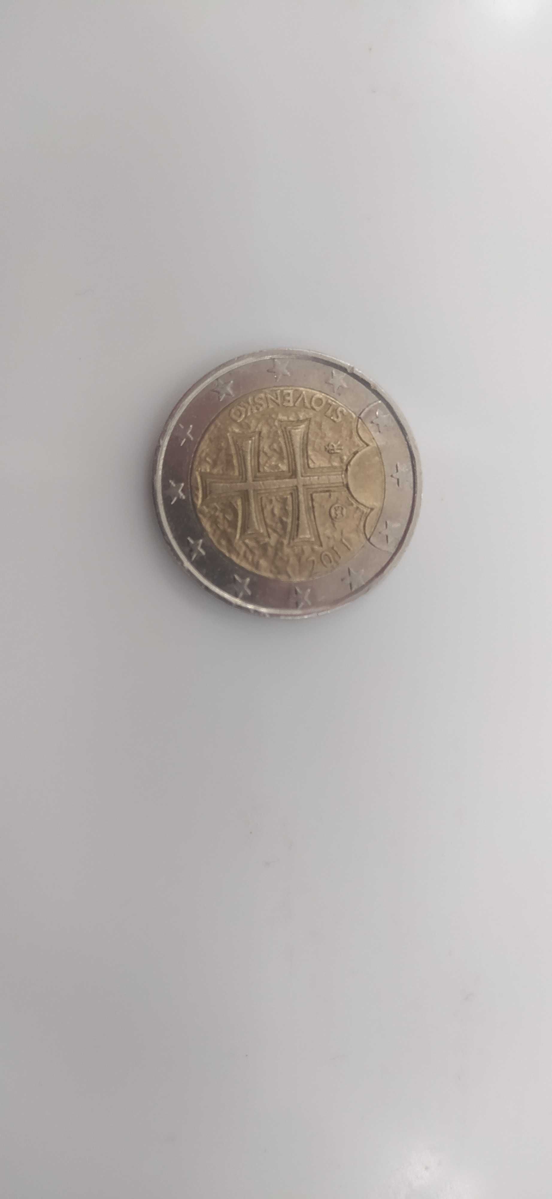 Колекційна монета номіналом 2 євро Словакія 2011 р.