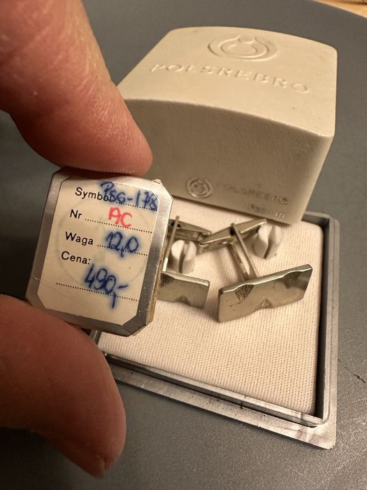 Srebrne spinki WMS - Polsrebro