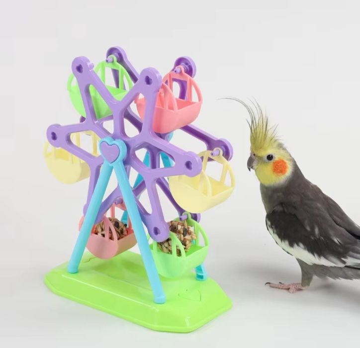 Interaktywna zabawka dla papug  młyn 20x20cm