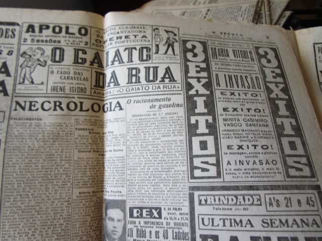 O Século Segunda Guerra mundial 3-4-1945 Teatro Revista Parque Mayer