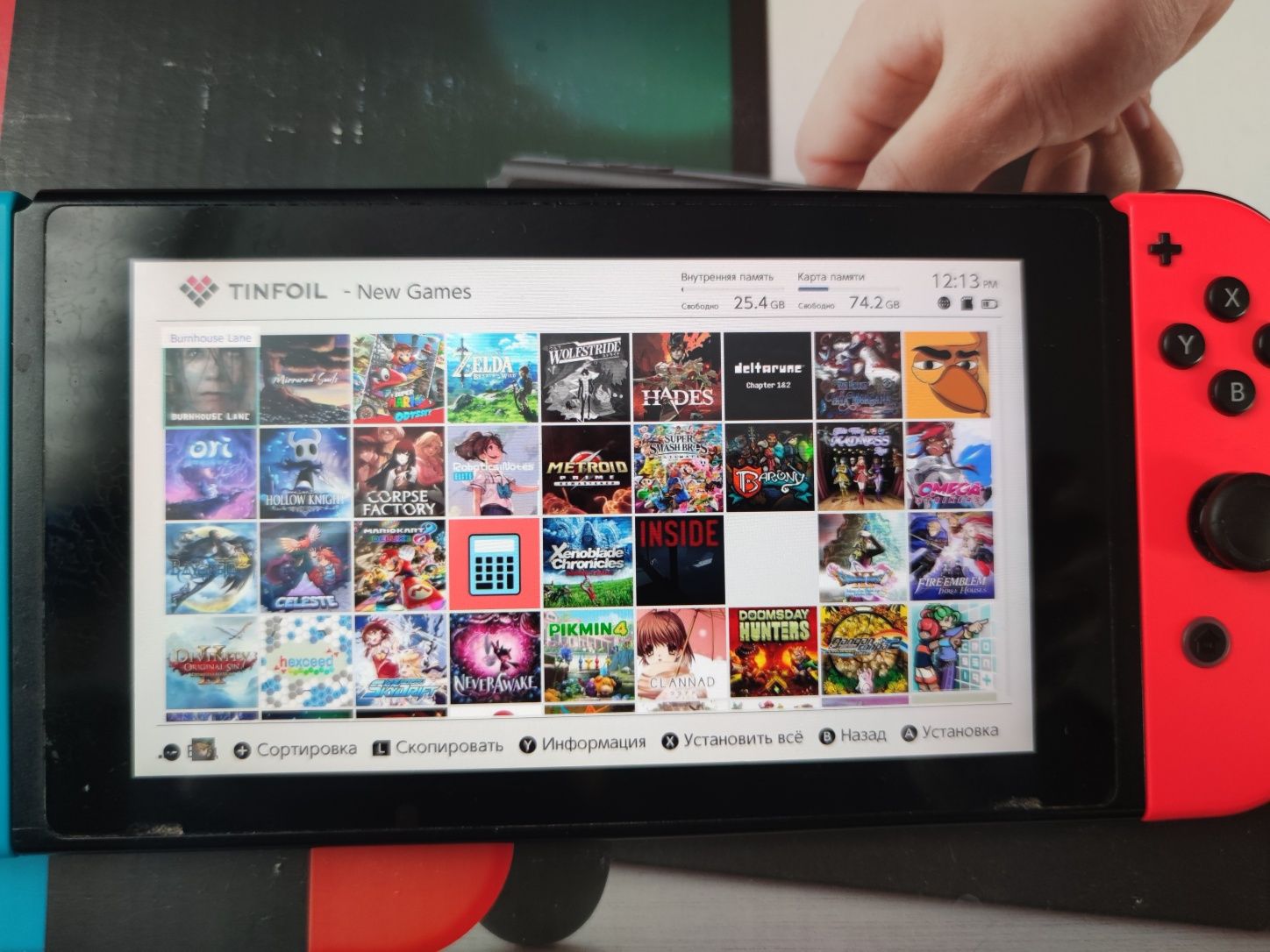 Nintendo Switch 160 GB kefir всі ігри