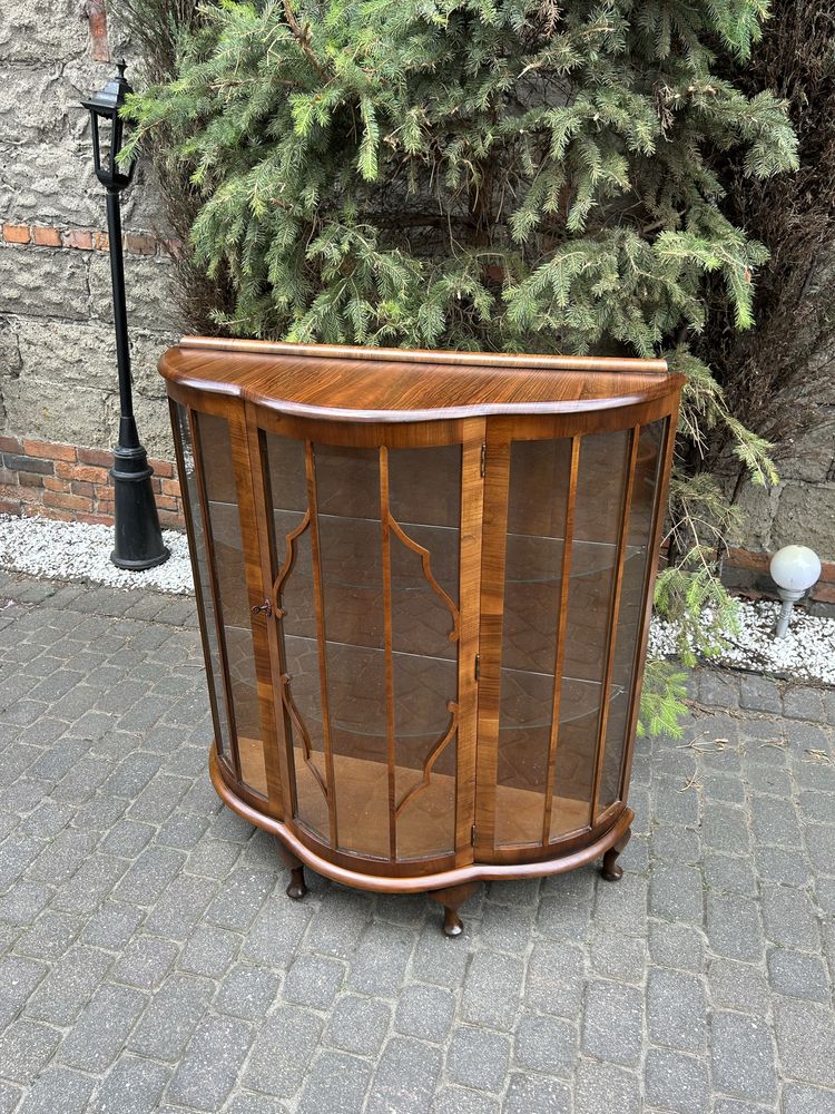 Stylowa Witryna Ludwikowska Kredens Ludwik Biblioteka Po Renowacji