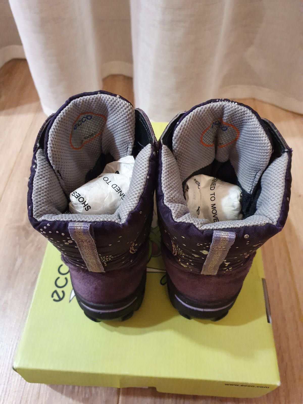 Обувь зимняя-гортексы Ecco для девочки размер 28