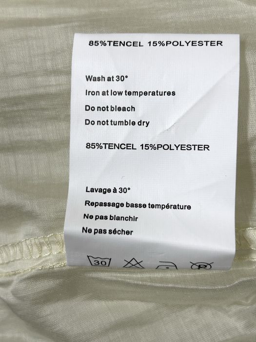 Блуза нарядная с валанами, натуральная, Италия, оверсайз