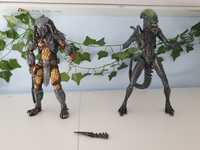 Zestaw Predator Celtic Alien Grid Figurki Neca Avp Oryginał
