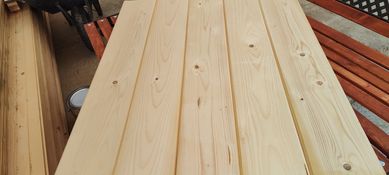 Deska podbitka boazeria dachowa drewniana elewacja świerk skandynawski