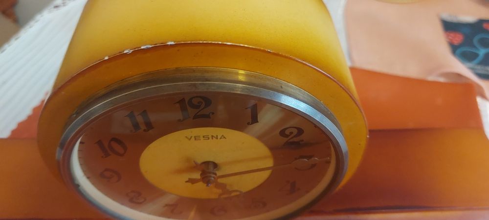 Zegar kominkowy VESNA 1970