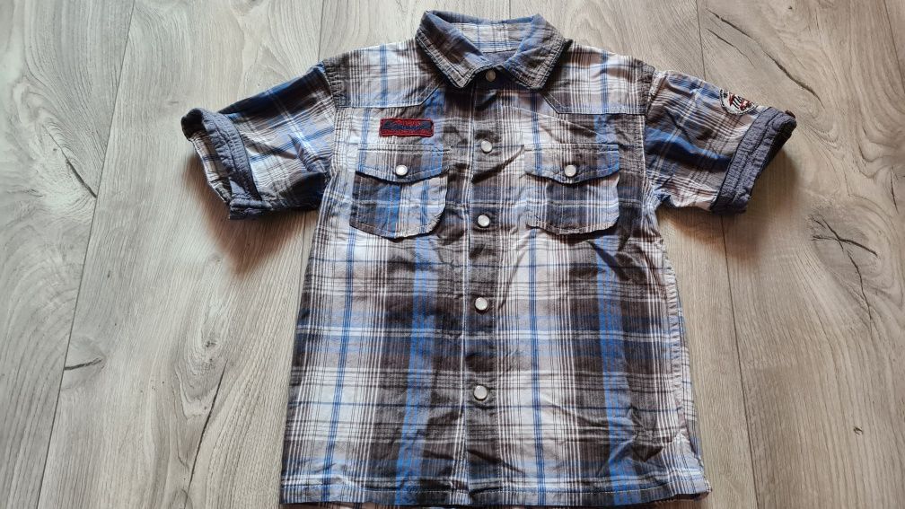 Paka ubrań dla chłopca 12 szt. rozm.110 koszula bluza dres kurtka