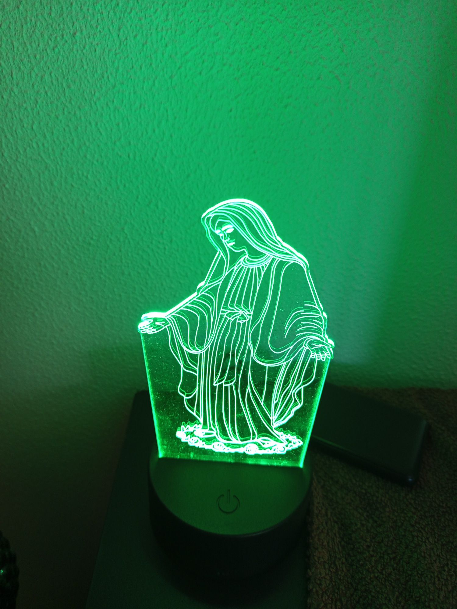 Candeeiro 3D decorativo.