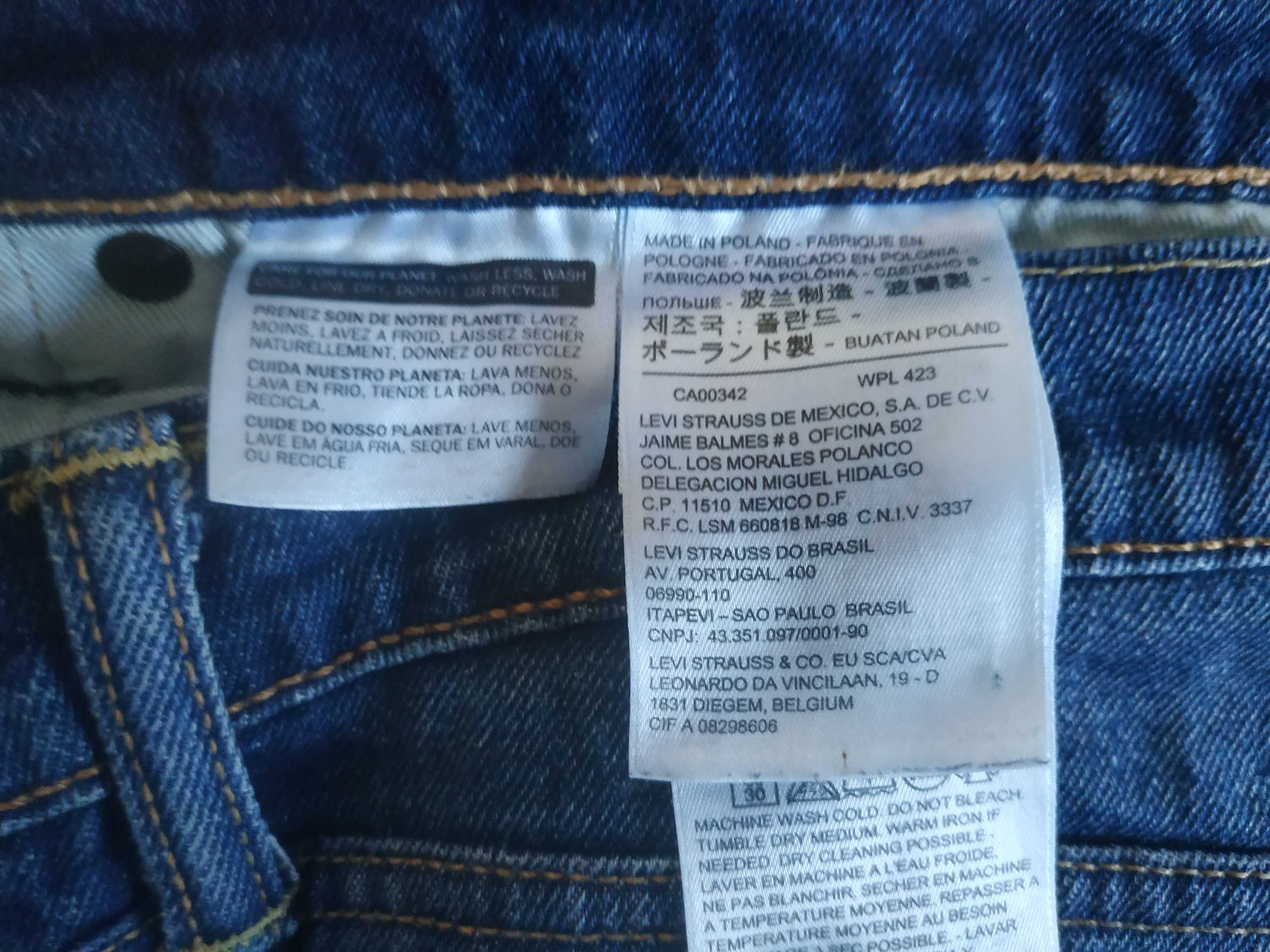 Джинсы Levis 504  W34 L34 Оригинал