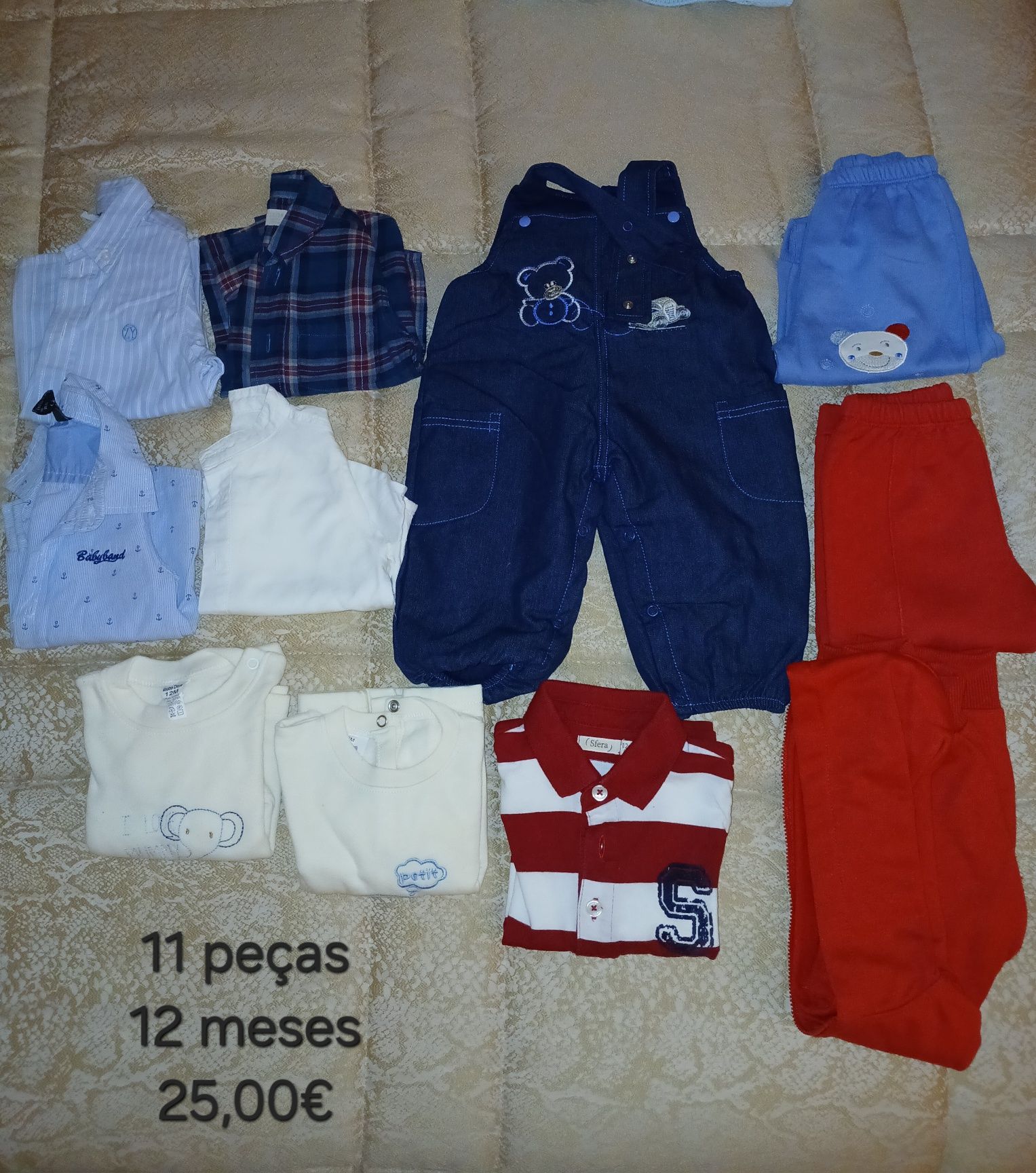 Roupa de bebe usada em bom estado