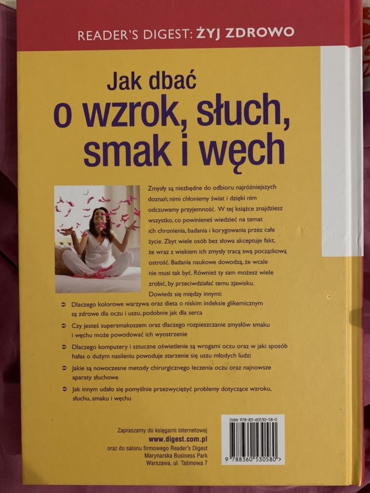 Książka „Jak dbać o wzrok, słuch, smak i węch”