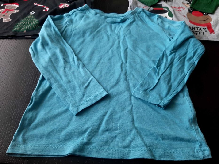 3 koszulki dlugi rekaw rozmiar 104 dla chlopca