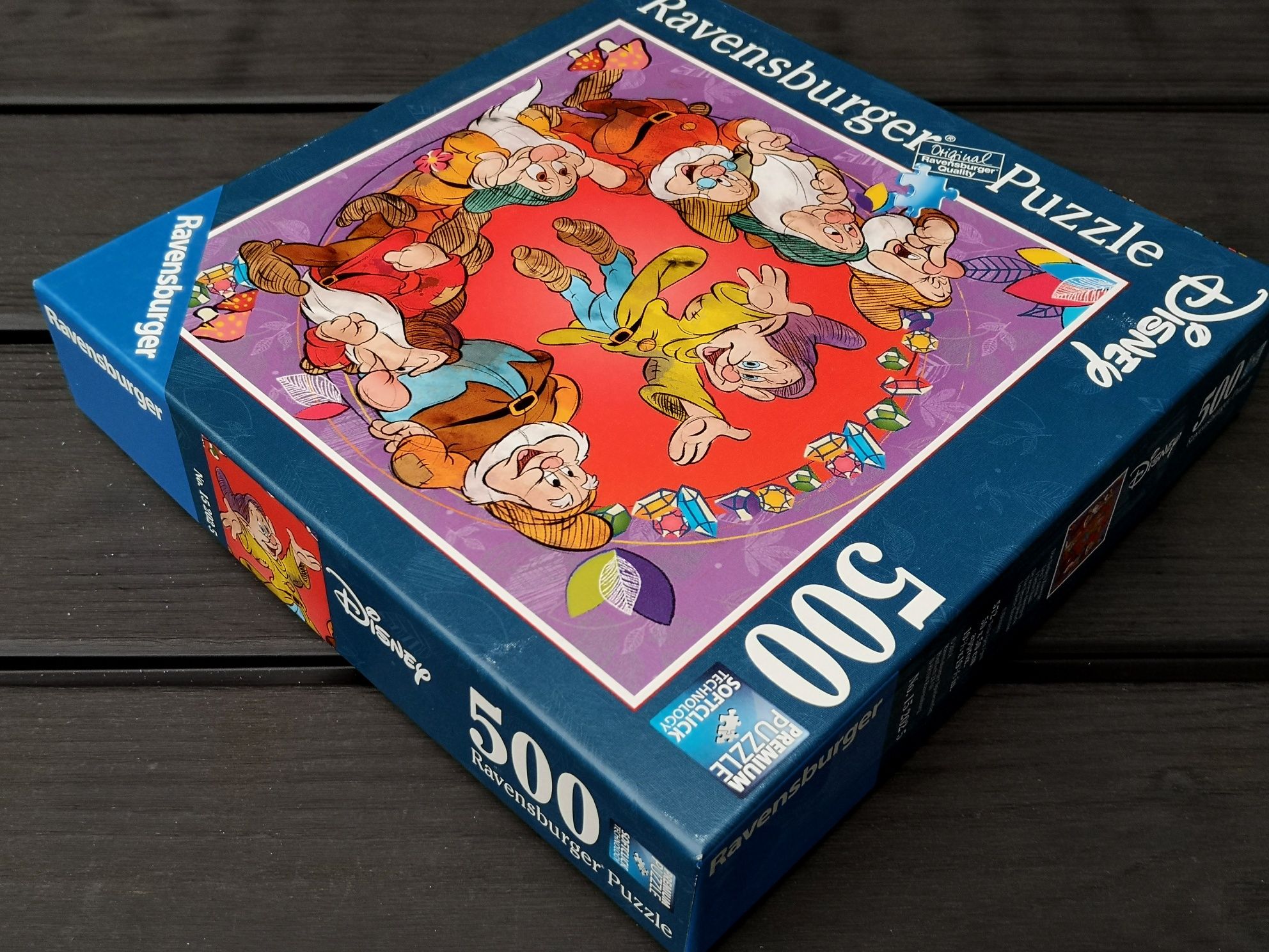 Puzzle 500 Ravensburger Disney The Seven Dwarfs Krasnoludki nie 1000