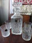 Conjunto em cristal NOVO
