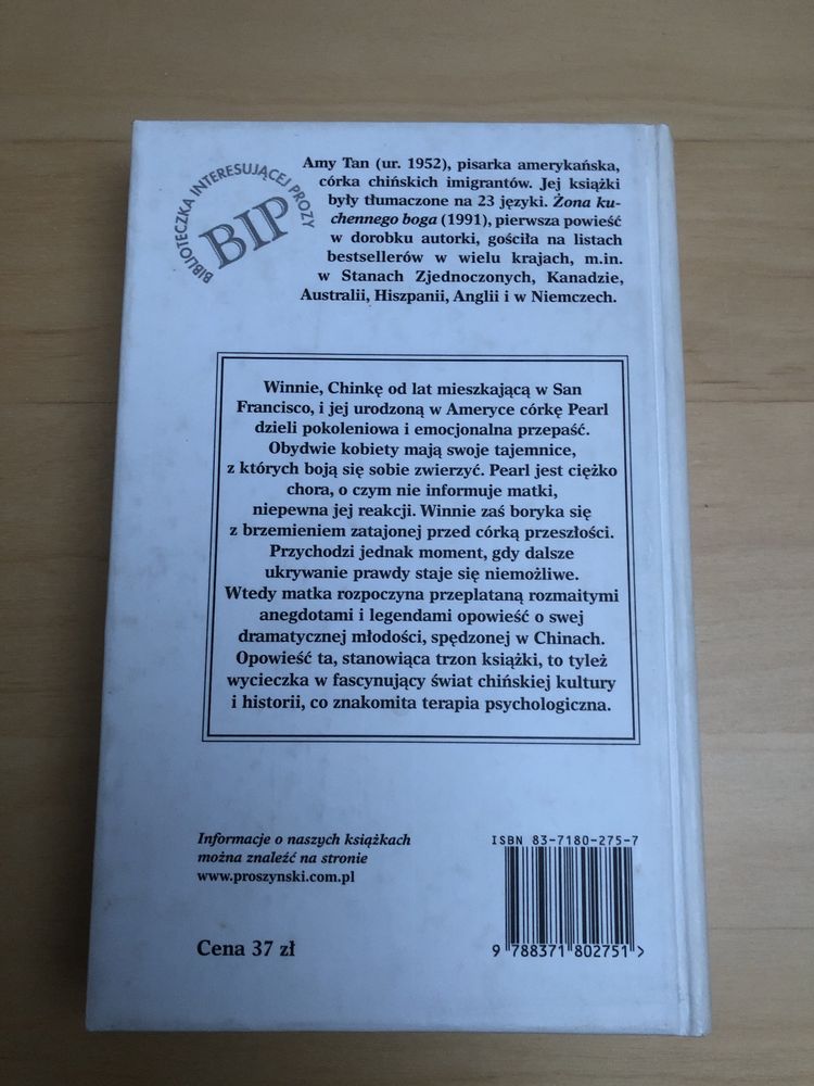 Żona kuchennego boga Amy Tan