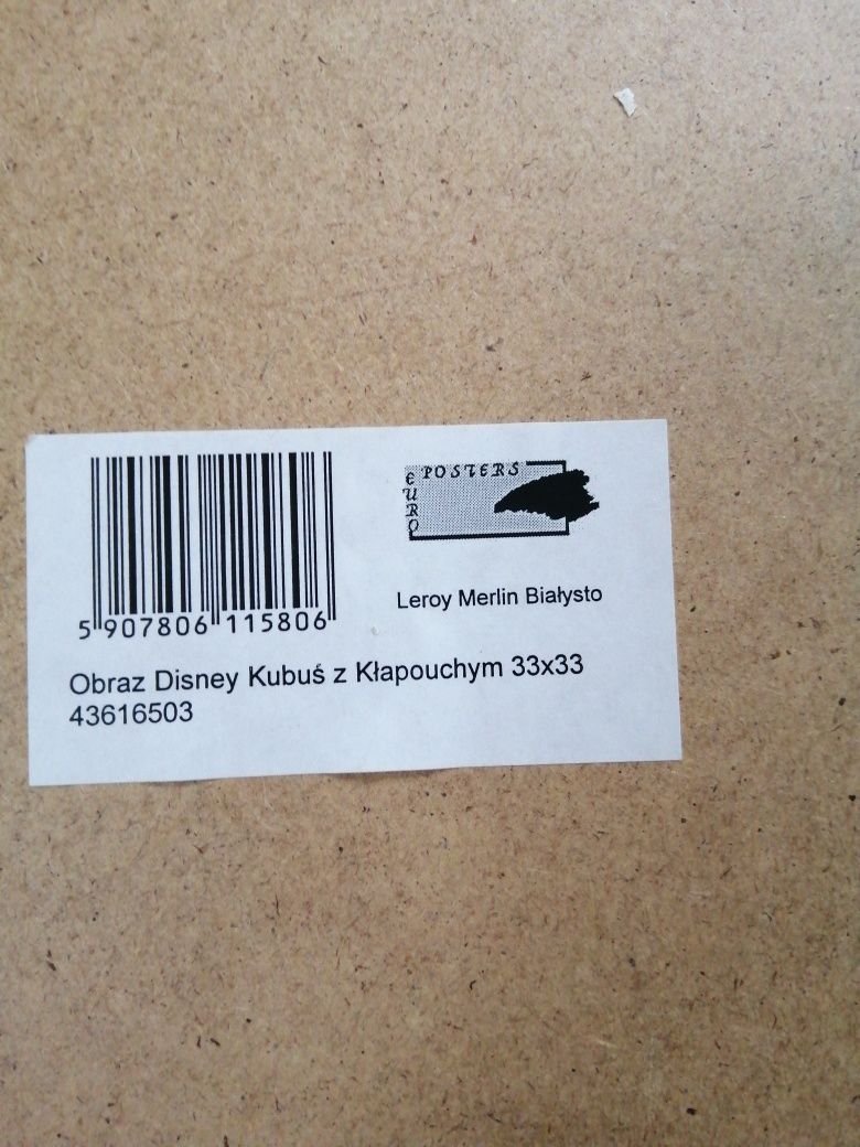 Obraz Disney Kubuś Puchatek 33x33