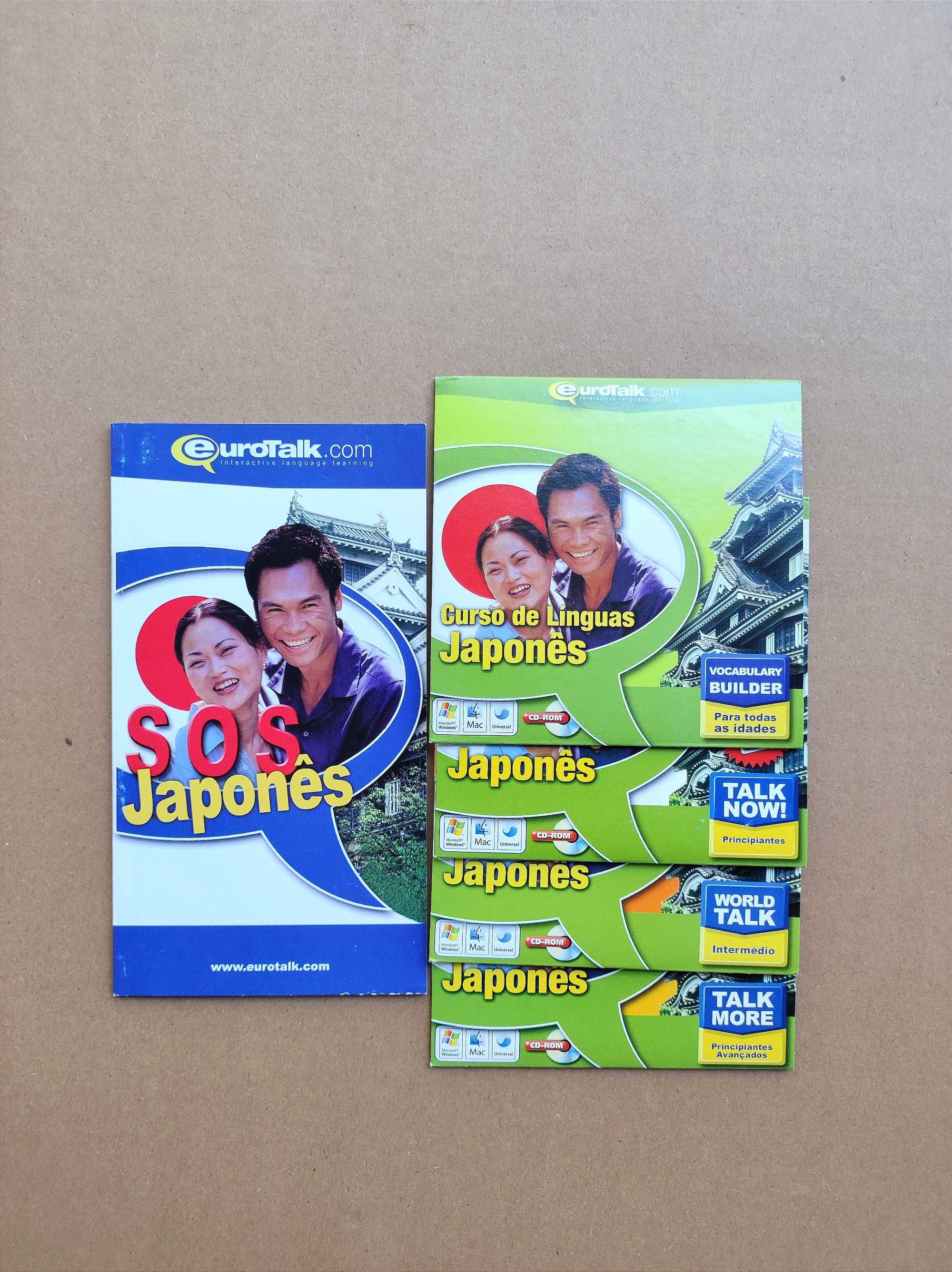 Curso línguas Japonês 4 CDs + 1 livro (EuroTalk)