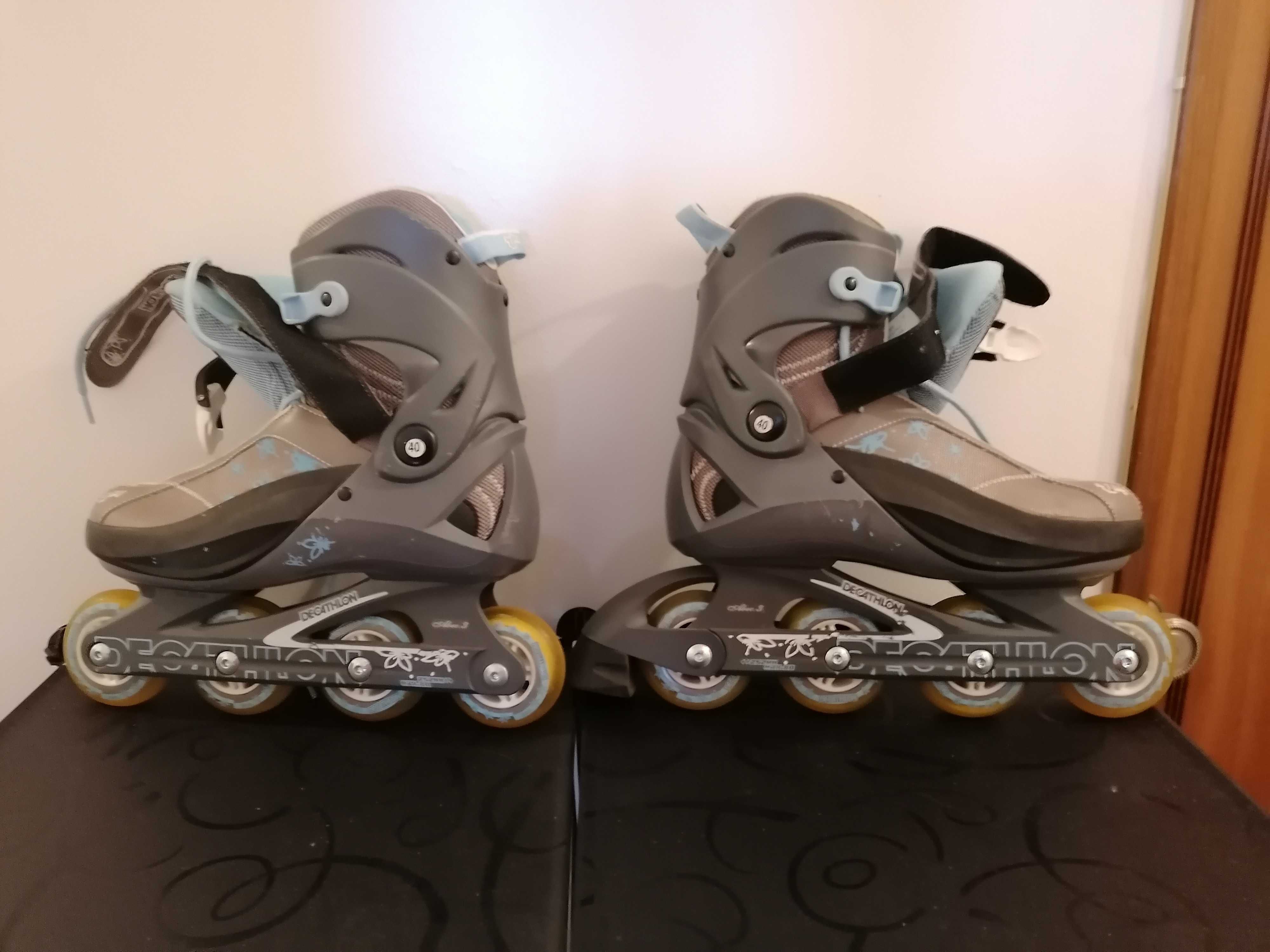 Vendo Patins em Linha Nº40 como Novos