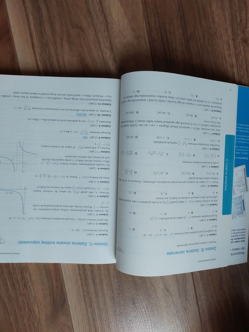 Repetytorium z matematyki podstawowej, teraz matura