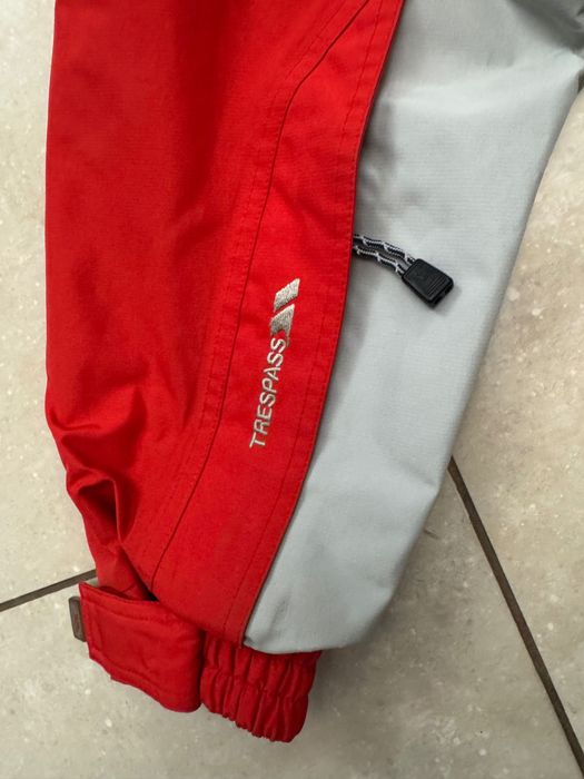 Trespass markowa kurtka czerwono- szara damska, narciarska  M jak nowa