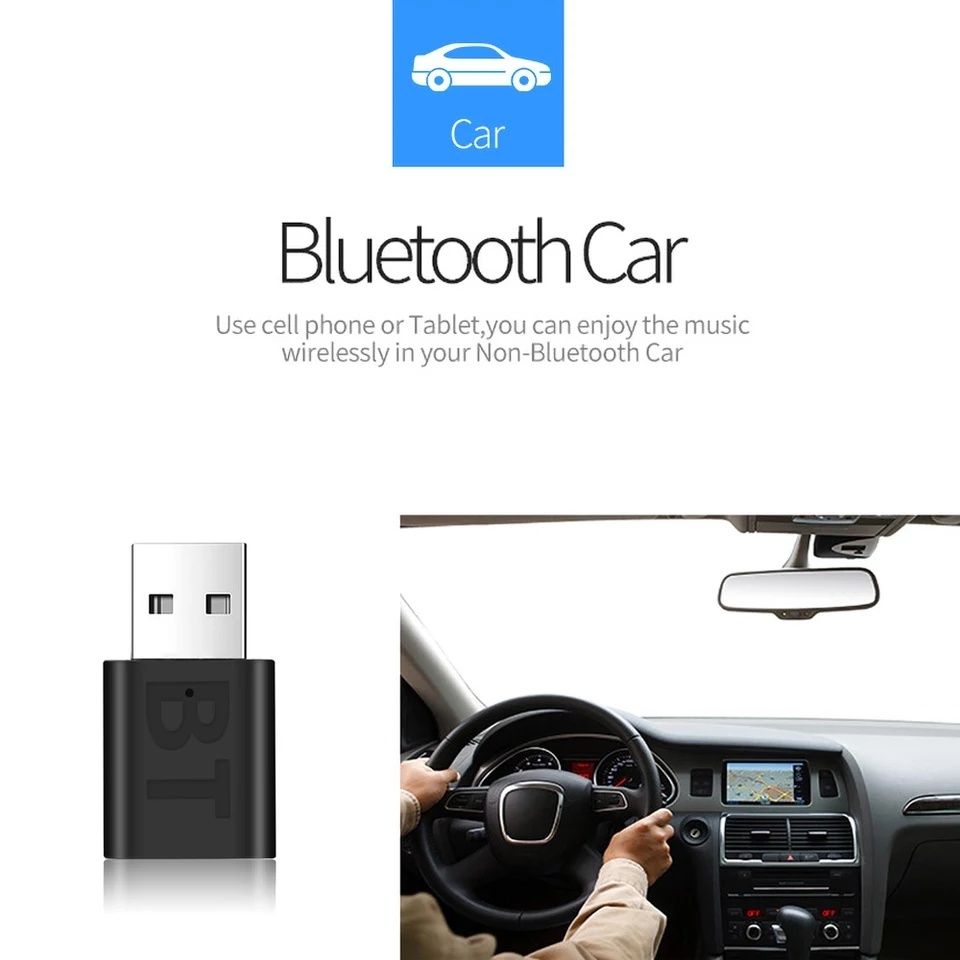 Блютус приемник адаптер ресивер в машину, для авто Bluetooth магнитола