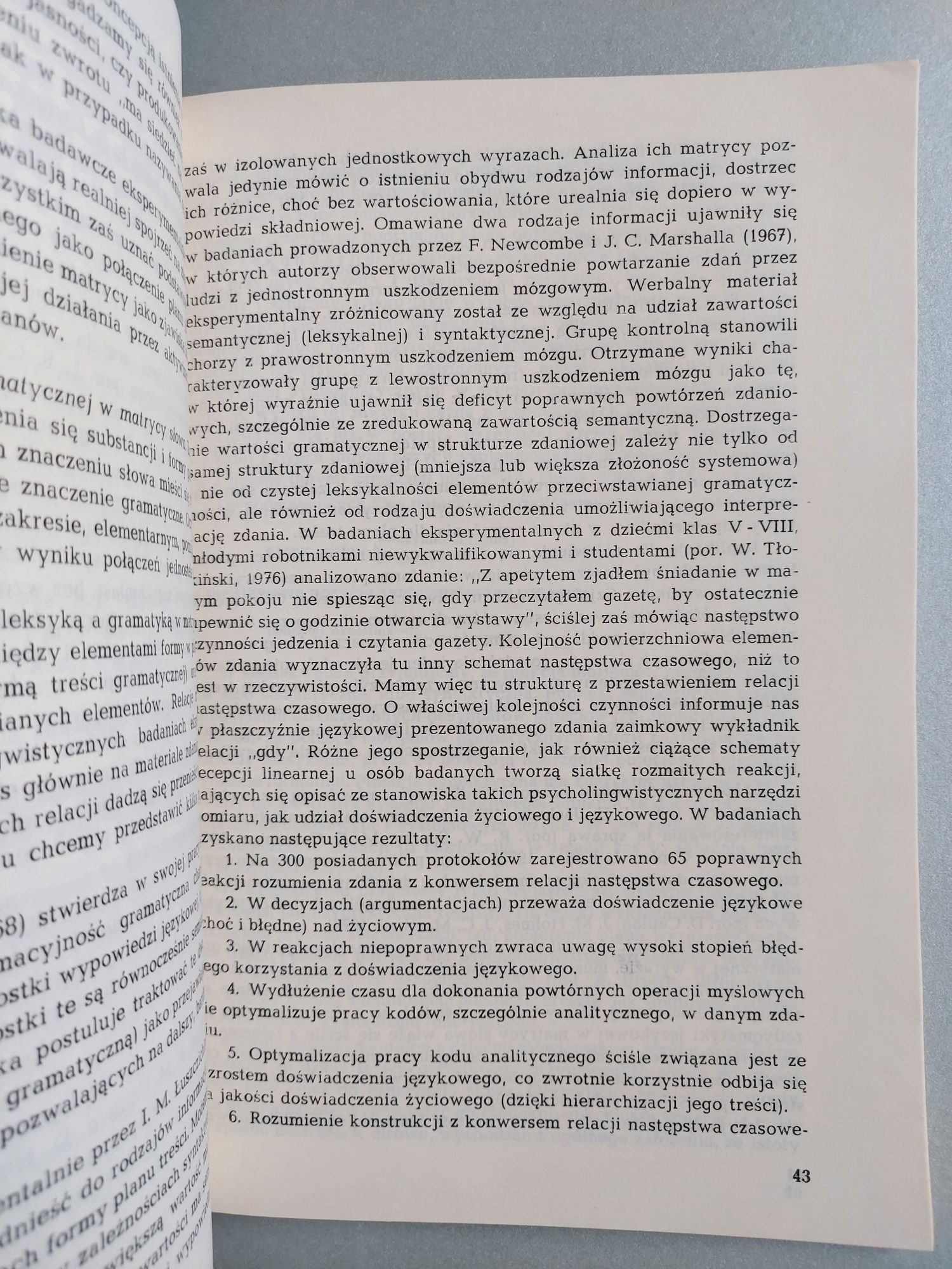 Mowa - Przegląd problematyki dla psychologów i pedagogów - W.Tłokiński