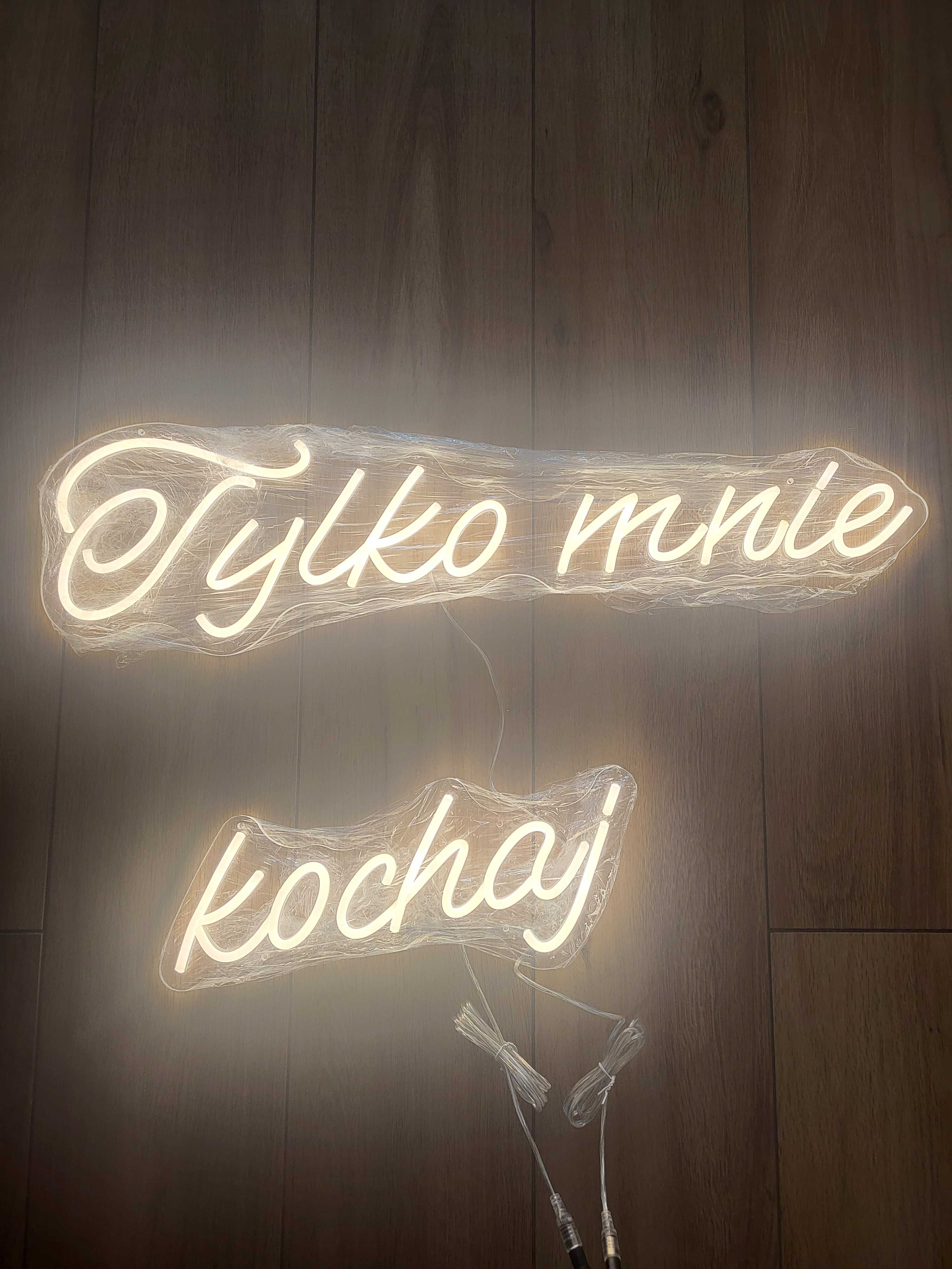Ledon na wesele Tylko mnie kochaj led neon