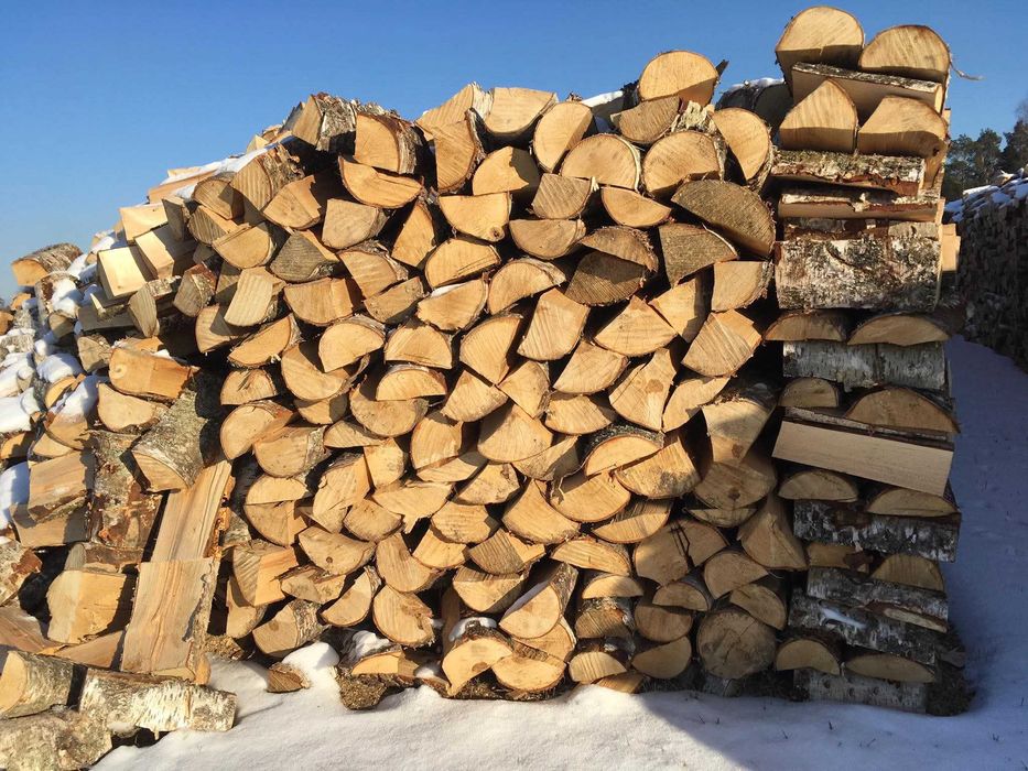 Sprzedam drewno opałowe kominkowe brzoza olcha sosna świerk rąbane