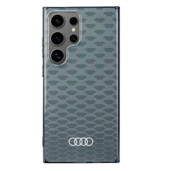 Audi IML Stitching Pattern MagSafe Case S24 Ultra S928 szary/grey