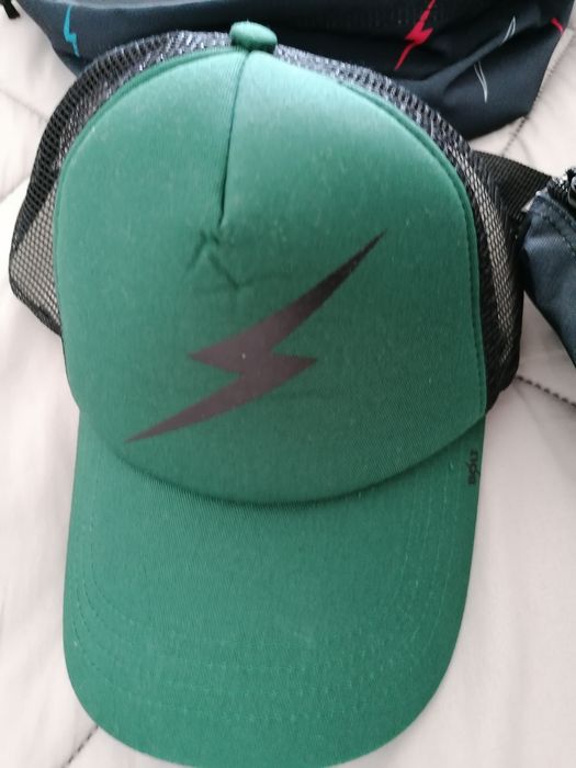 NOVA C/ ETIQUETA PACK Lightning Bolt Mochila  + Estojo + Chapéu (V)