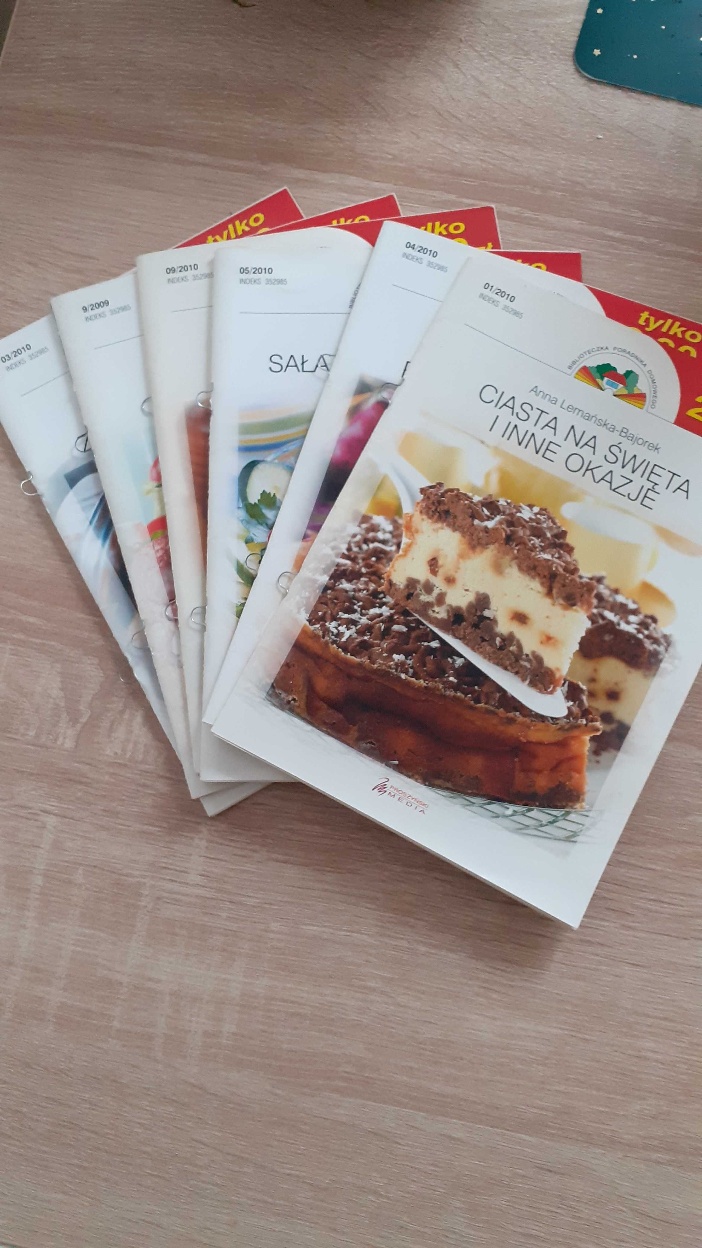 Książki kucharskie, broszurki kucharskie