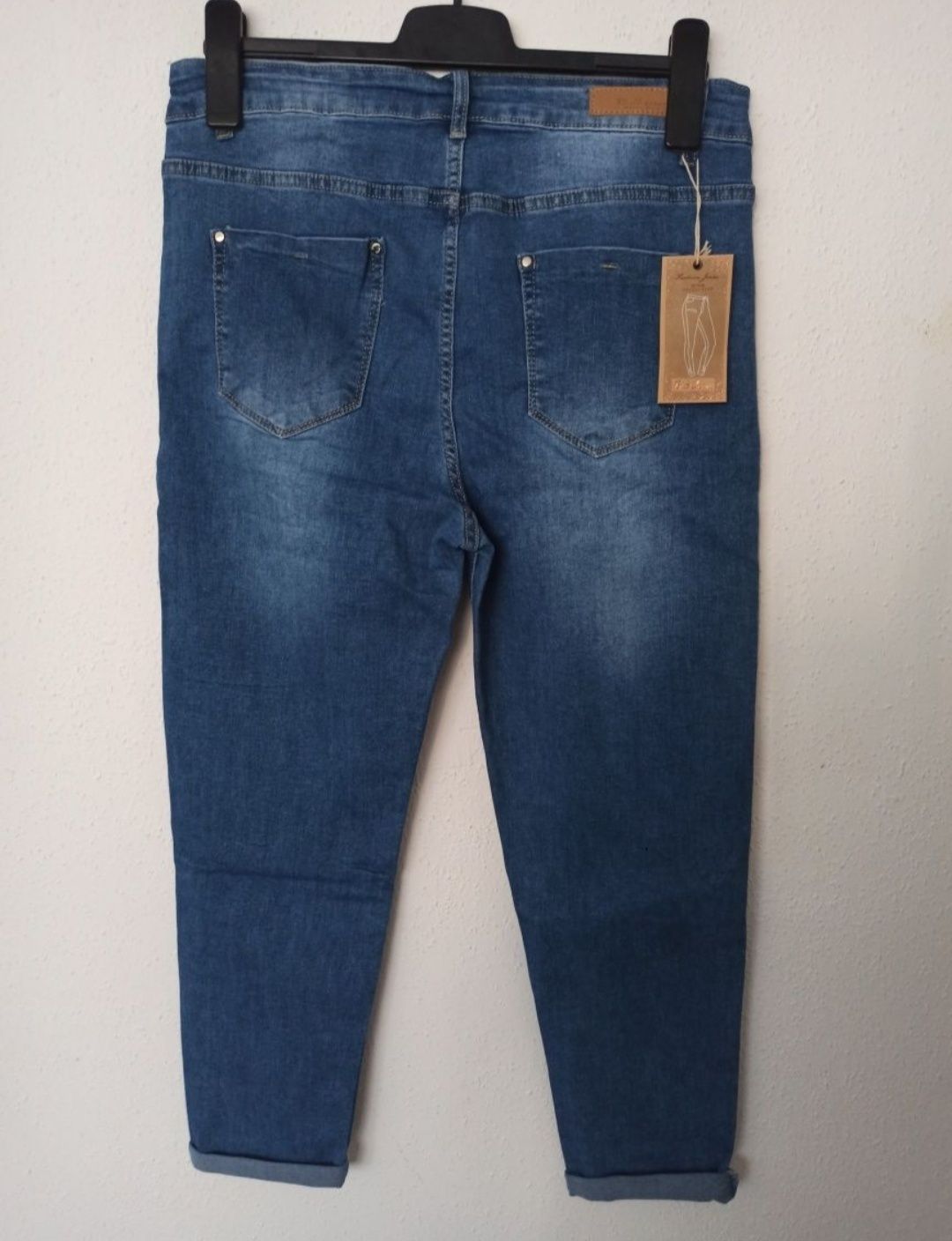 Nowe damskie spodnie Jeans Denim w rozmiarze 44.
