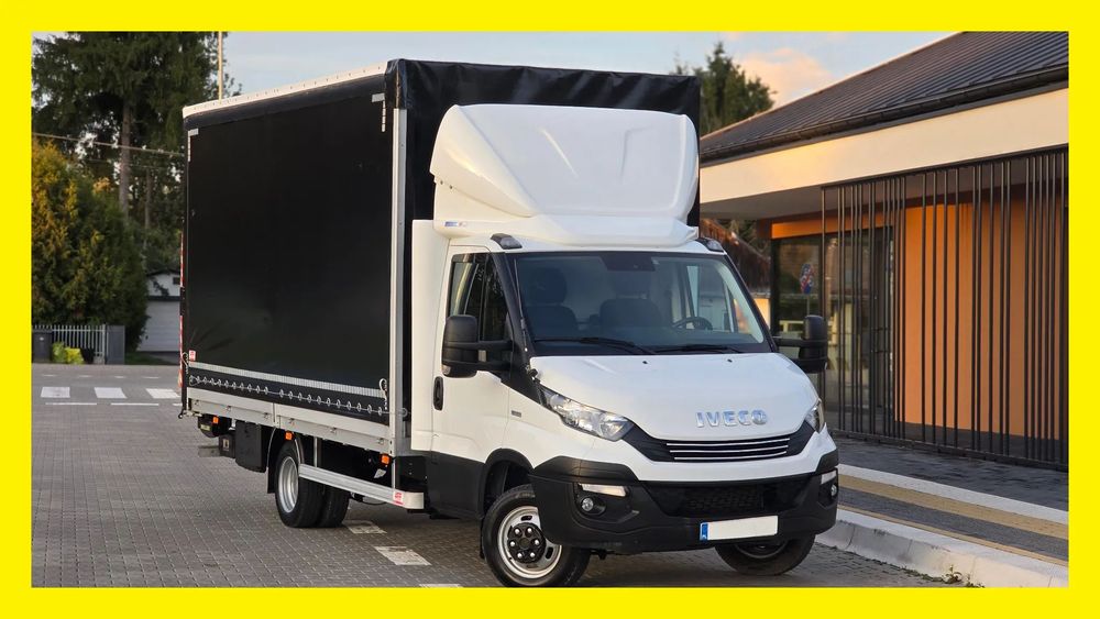 Iveco IVECO DAILY 3.0 180KM 35C18 ❗❗ PLANDEKA 10EP / WINDA DHOLLANDIA 750KG / NAWIGACJA / KAMERA COFANIA / PODUSZKI PNEUMATYCZNE  / ZABUDOWA FIRANKA / FULL OPCJA / NOWE OPONY ❗❗ JAK NOWY❗❗