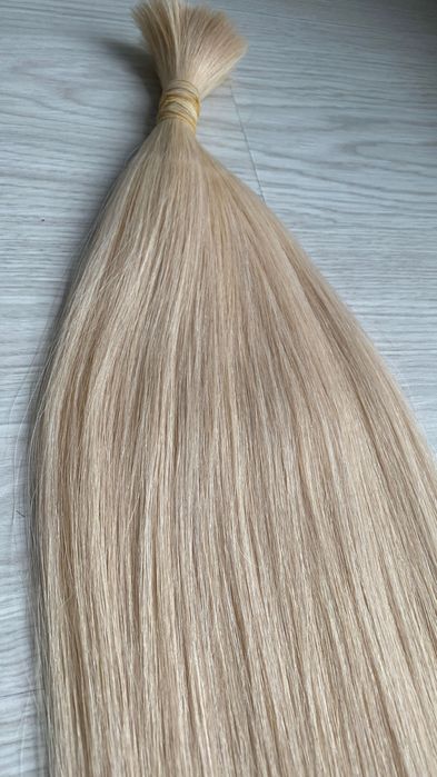 Włosy słowiańskie naturalne blond 55 cm