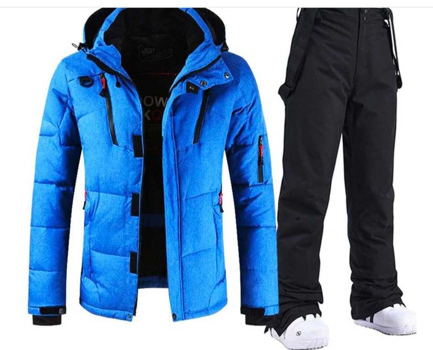 zimowy męski zestaw kombinezon narty snowboard rozmiar L