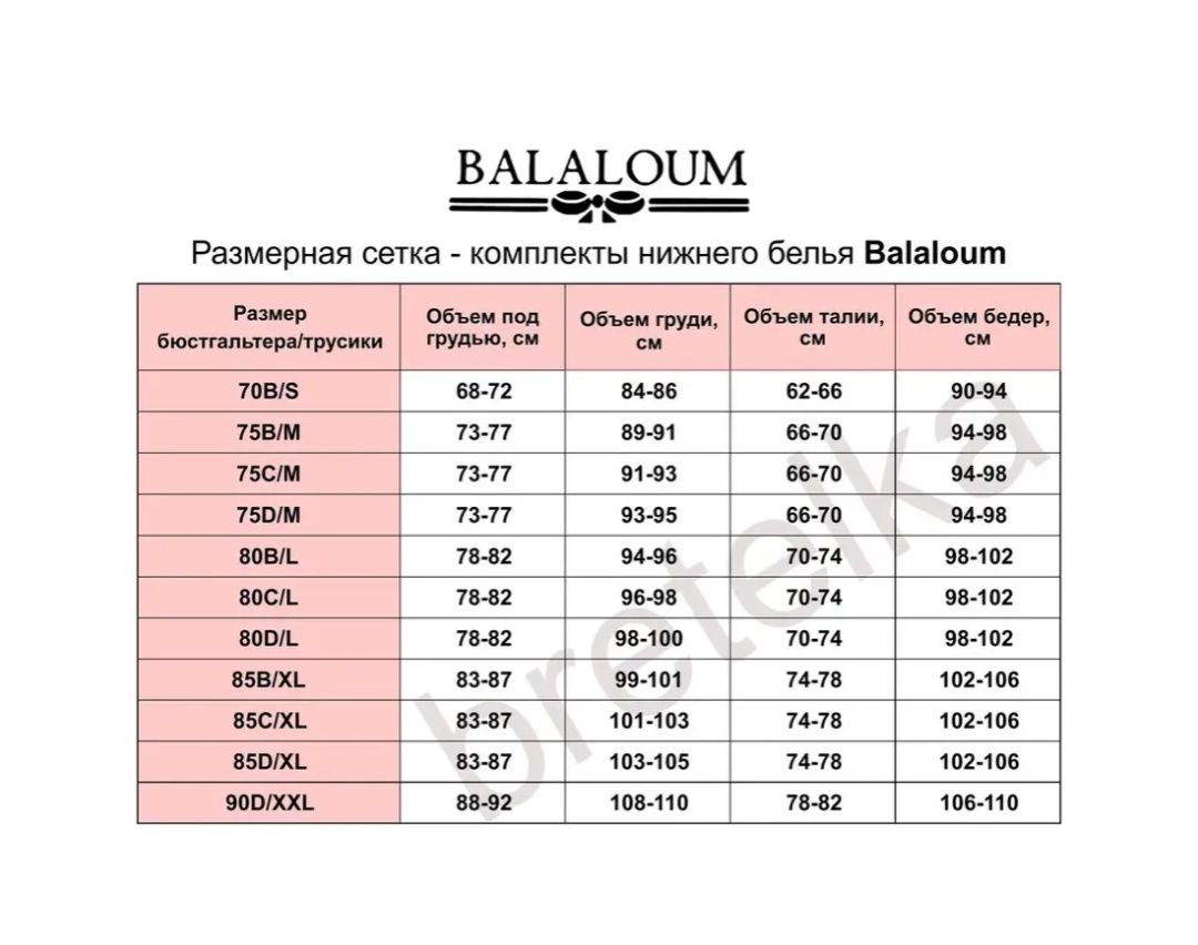 Комплект нижньої білизни червоний Balaloum Балалум
