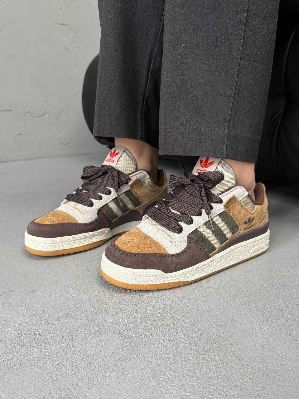 Кросівки Adidas Forum 84 Low Brown premium