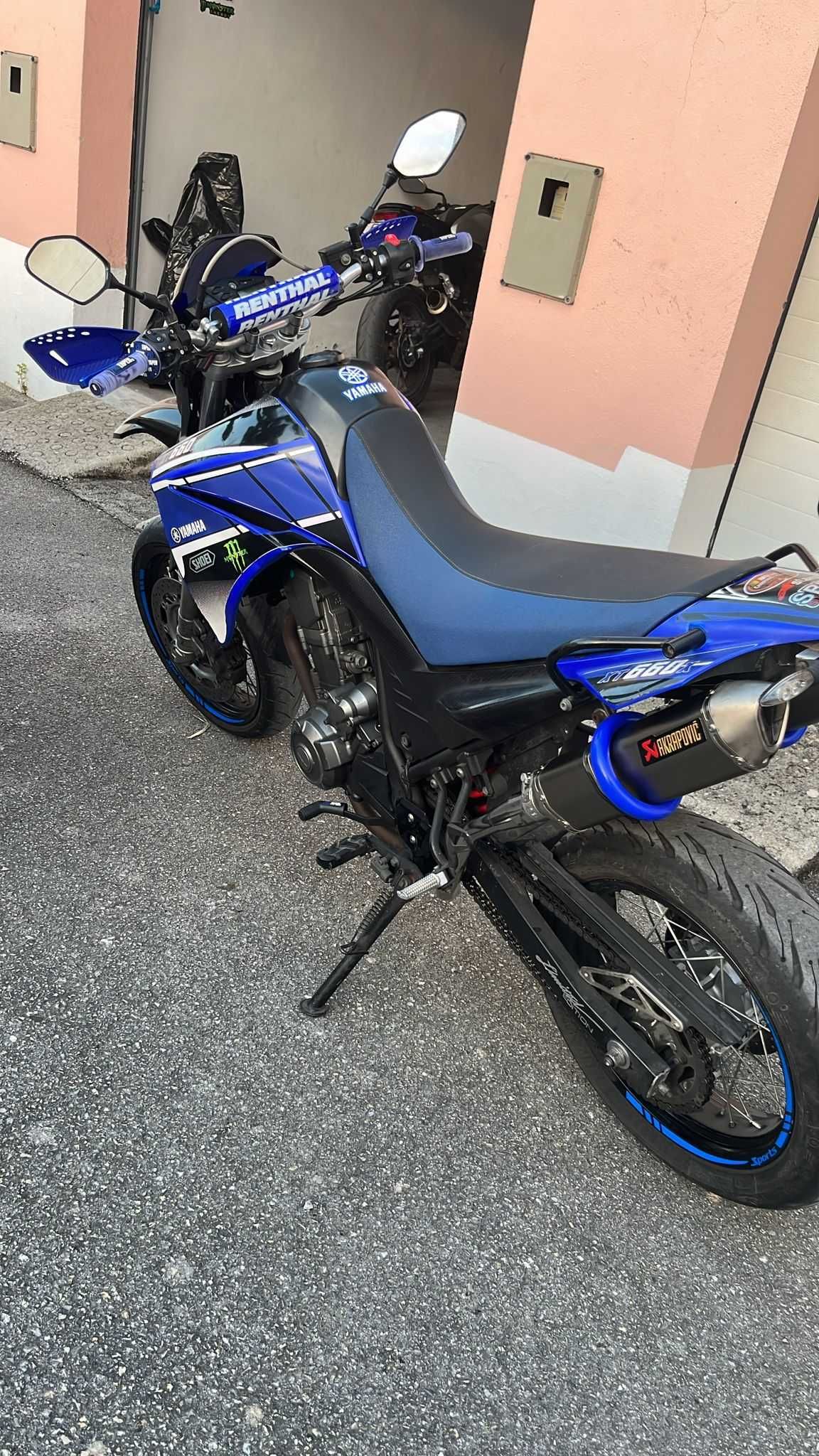 Linha escape nova Yamaha XT 660 R X (04-16)