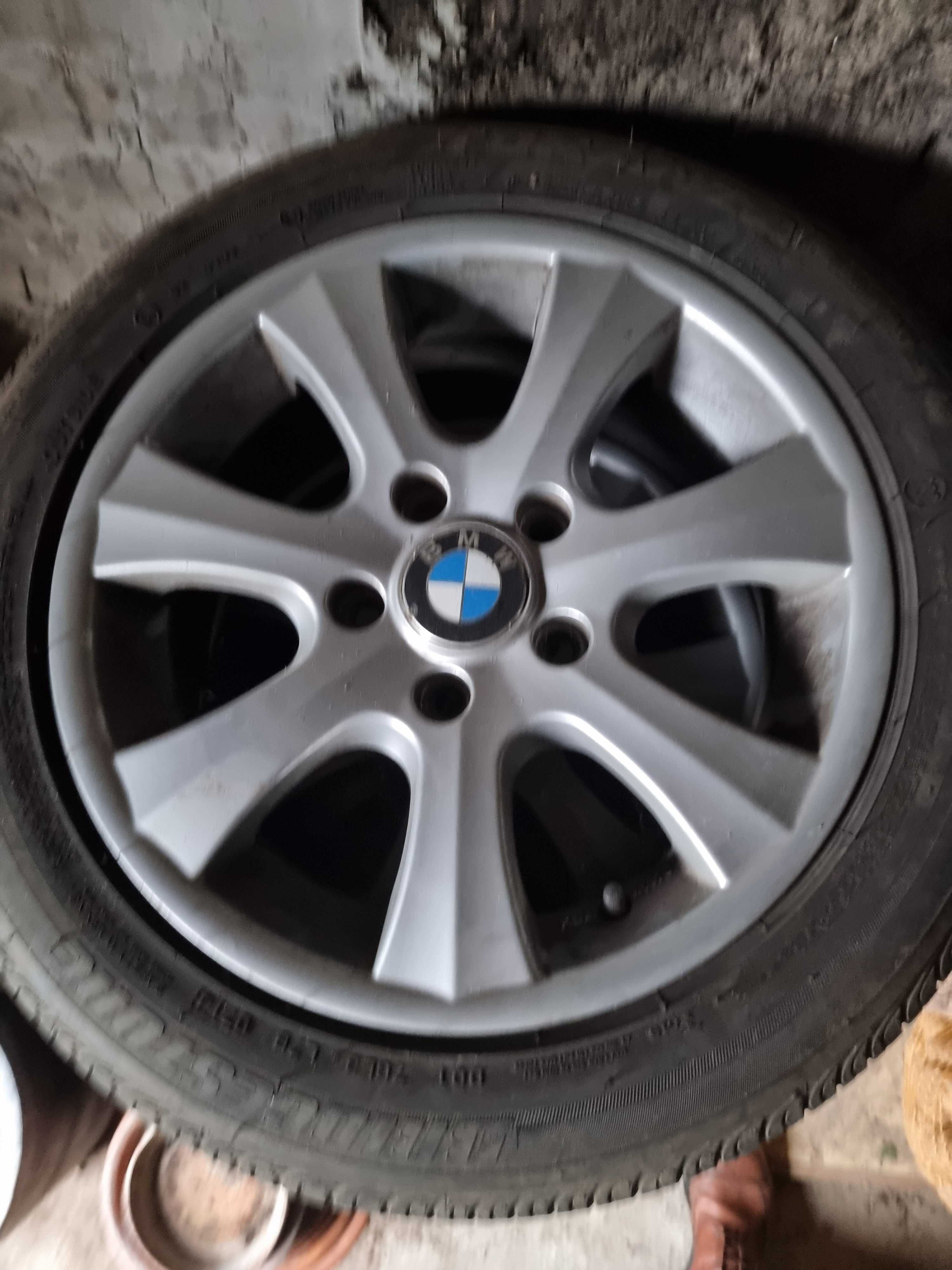 Alufelgi - 5x120 BMW z oponami 195/55/16 Super stan-Polecam zakup