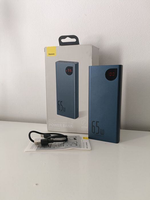 Powerbank Baseus Adaman Metal 65W 20000 mAh
Cały komplet