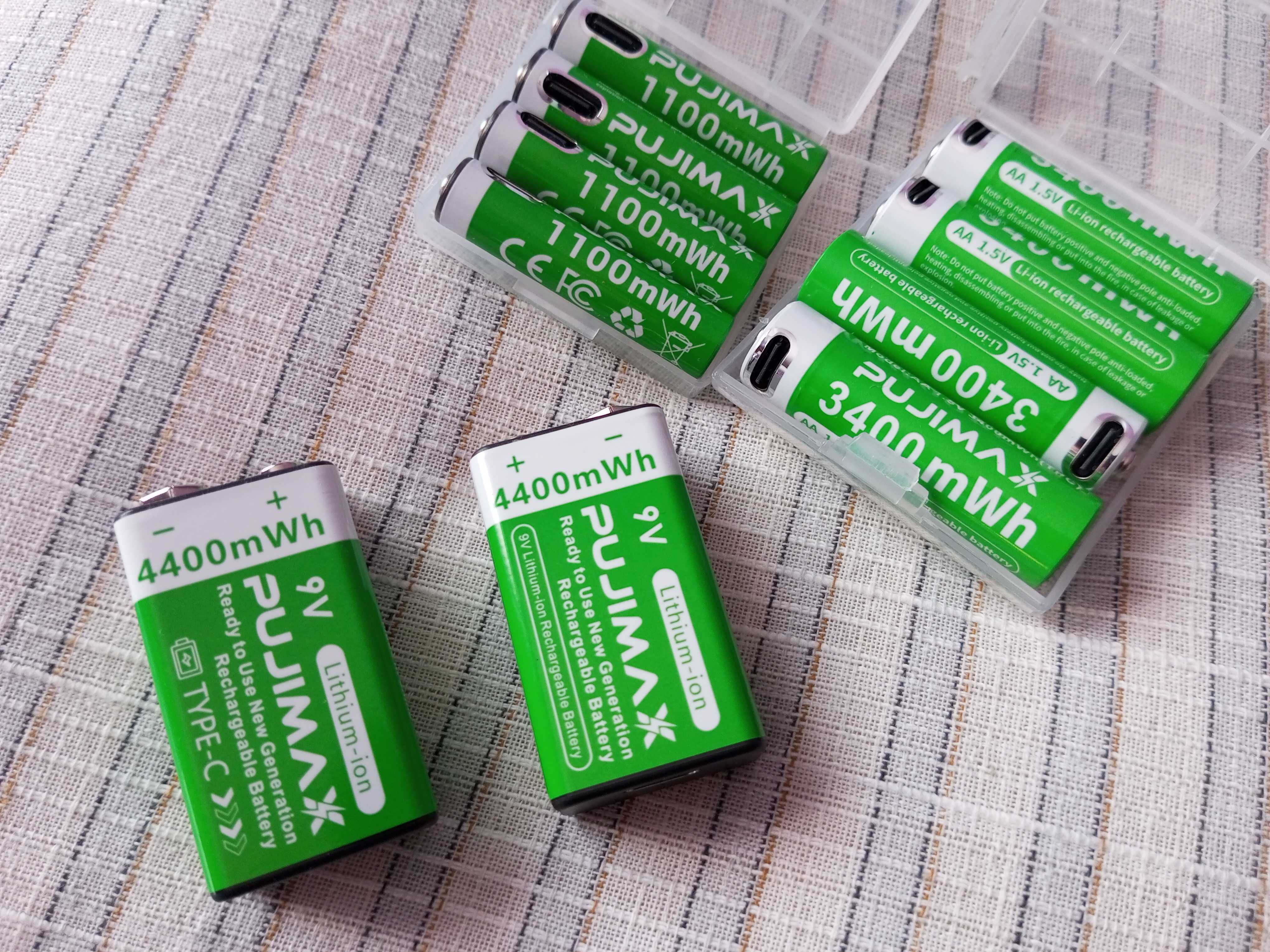 Батарейка Аккумулятор перезаряжаемый АА от usb 1,5 вольта