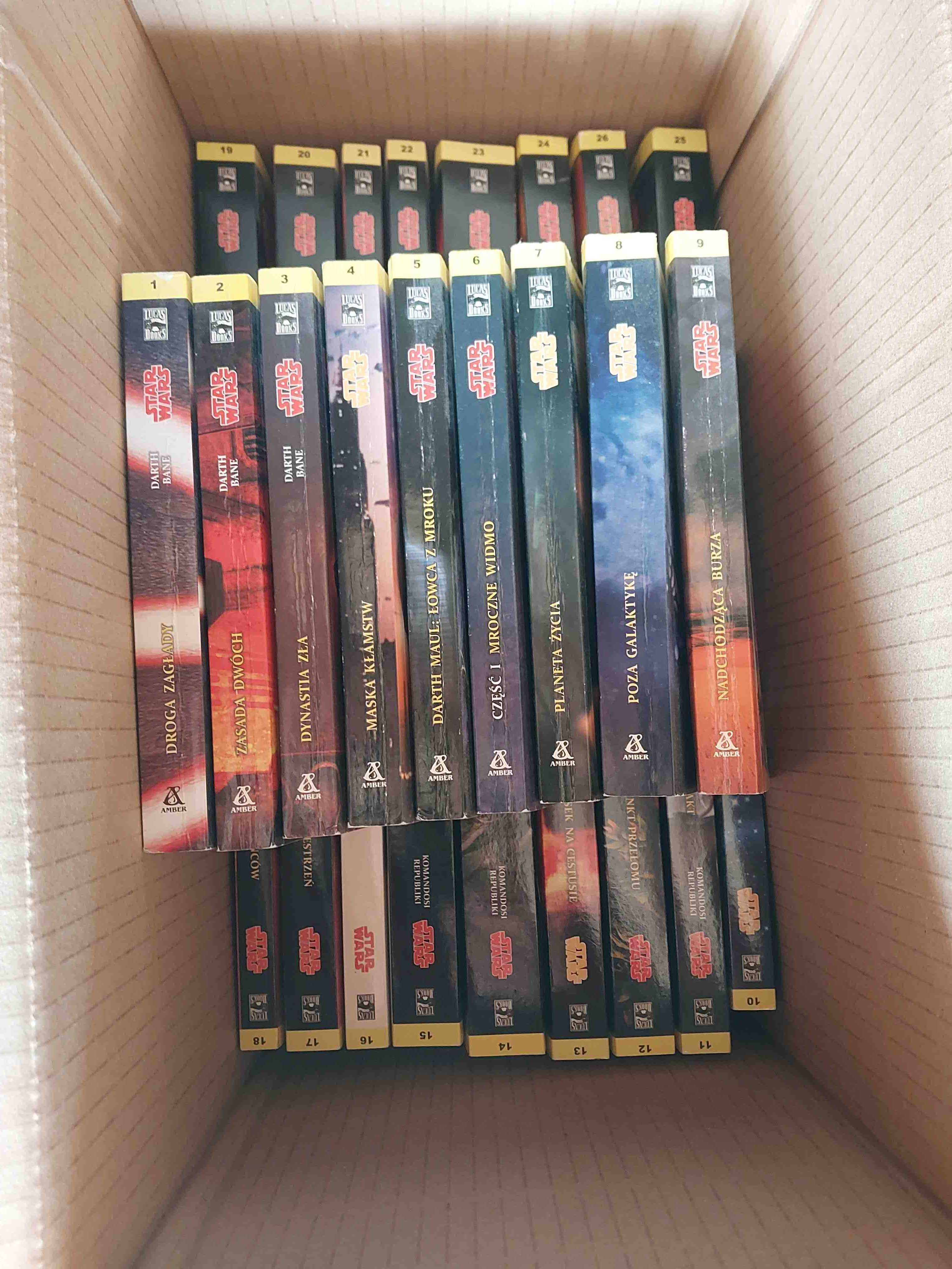 Kolekcja książek STAR WARS - 26 tomów komplet (Amber)