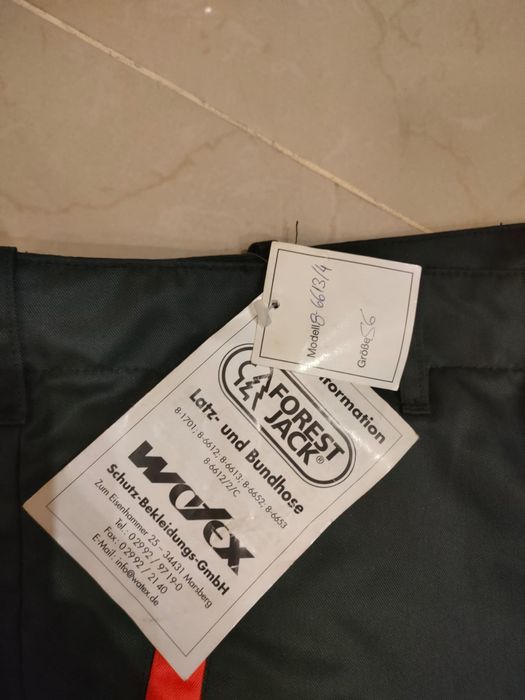 Spodnie antyprzecięciowe Forest Jack nowe