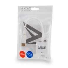 Adapter Video Savio CL-27/B HDMI - VGA (D-Sub)