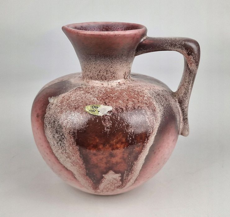 VINTAGE CERAMICZNY DZBANEK Otto, Keramik Otto Gerharz Fat Lava