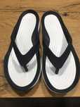 Crocs klapki japonki 34-35 biało-czarne