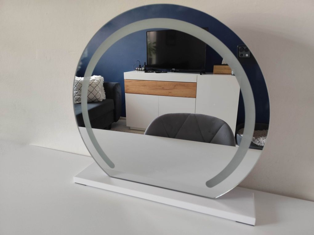 Lustro LED do makijażu 50cm Podświetlane Stan Idealny