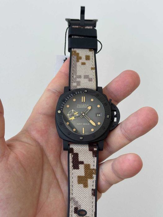 Officine Panerai Submersible QuarantaQuattro GMT Navy SEALs Carbotech