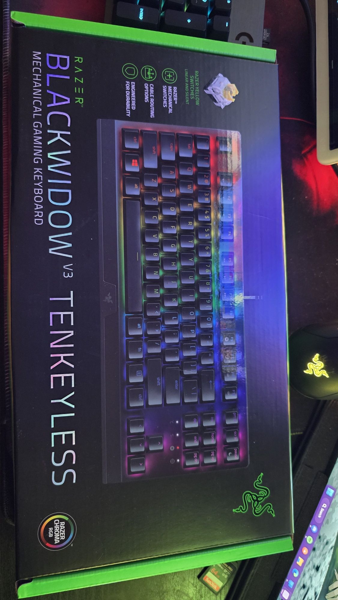 Teclado Gaming Razer Blackwidow V3 TKL